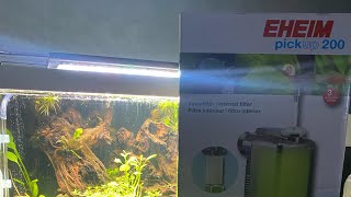 EHEIM pick up 200  aquarium filter UNBOXING + review