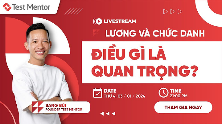 Chức vụ nào cao nhất trong 1 test team