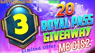 BGMI C1S1 M3 RP GIVEAWAY | BGMI UNLIMITED CUSTOM ROOMS LIVE| FREE ENTRY| ROYAL PASS & UC GIVEAWAY|
