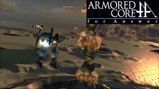 Armored Core for Answer | Attack Anti-Satellite Cannons [Hard] | Rank S [No Damage]