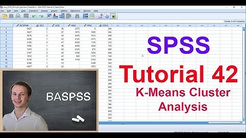 SPSS #42 K-Means Cluster Analysis