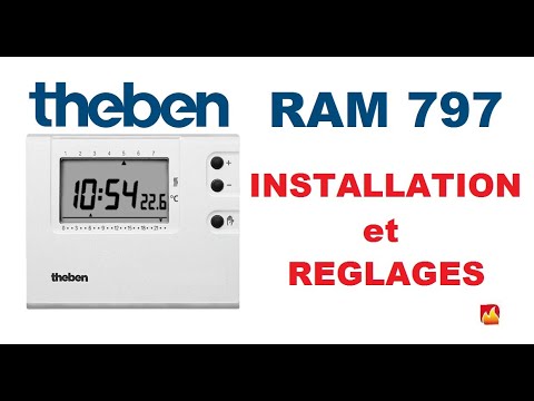 comment installer et programmer un thermostat Theben RAM 797