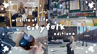 🍮 I MOVED TO A NEW STATE? Slice of Life! | Yarn Shopping + Fish Making 🐟🍦 Tiffany Weng