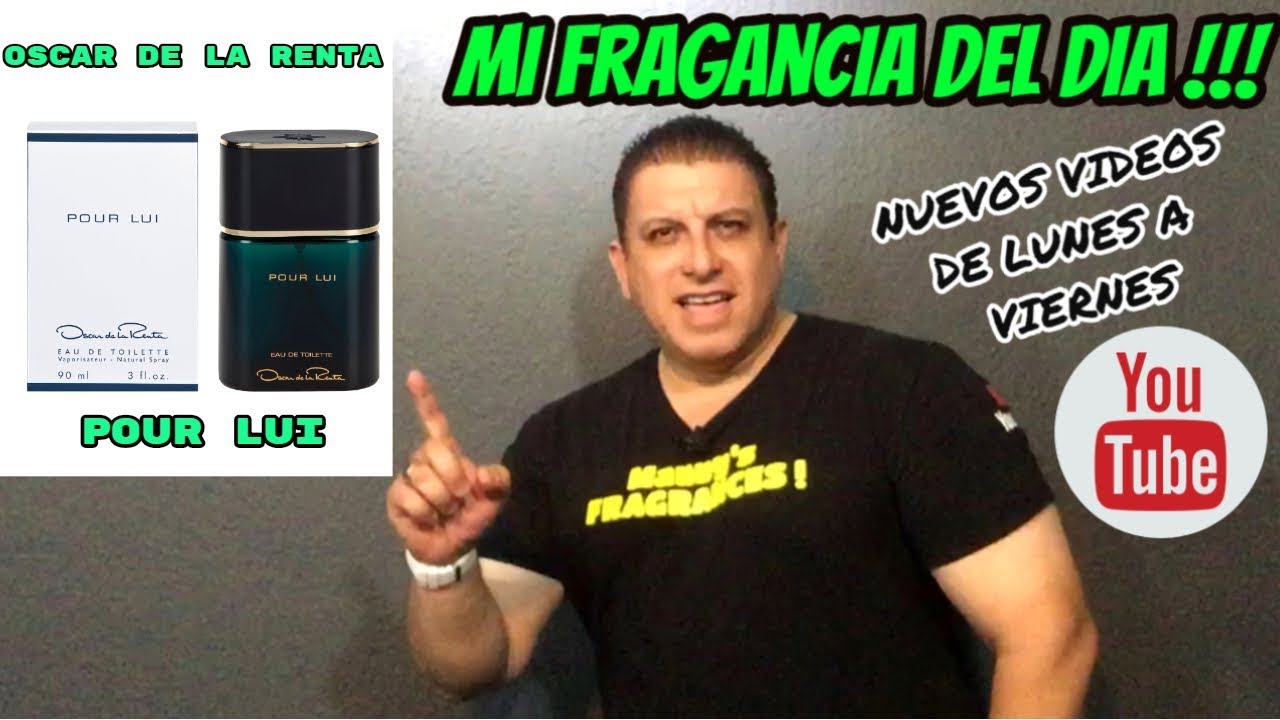 OSCAR DE LA RENTA POUR LUI ( 1980 ) || Mi Fragancia del Dia !! || 12  Septiembre 2018 - YouTube