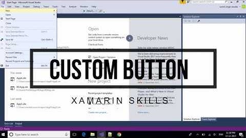 Xamarin.Forms Custom Rendered Button
