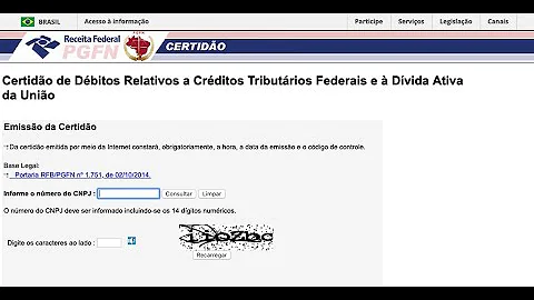 Como emitir certidão positiva com efeitos de negativa Receita Federal?