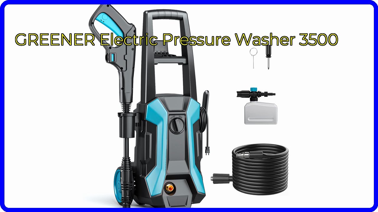REVIEW (2026): GREENER Electric Pressure Washer 3500. First Look. - YouTube