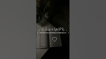 سورة الكافرون أرح سمعك وقلبك 😌♥️💫