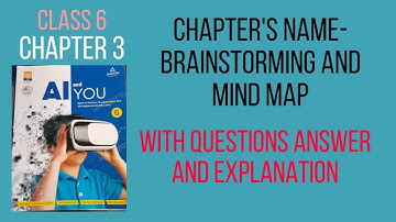 Ai & CODING # AVARATAN COMPUTER BOOK CLASS 6 # QUESTIONS ANSWER# with solution #brainstorming mind