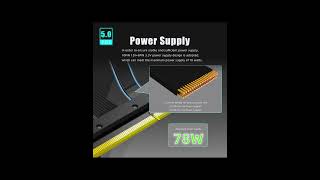 PCIE 5.0 Riser Cable, Compatible with PCIe 5.0/4.0 GPUs, RTX5090(