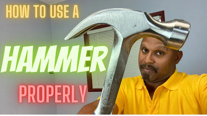 HOW TO USE A HAMMER, PROPERLY!
