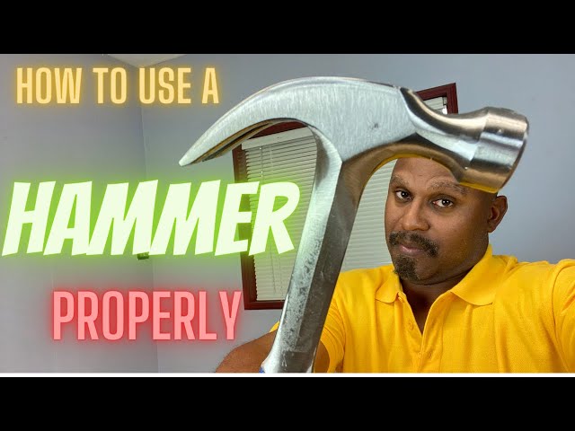 How to Use a Hammer Safely? - JCBL Hand Tools