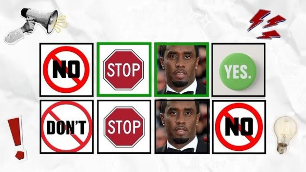 Say the Word Game on Beat: Diddy Edition "stop diddy no diddy"