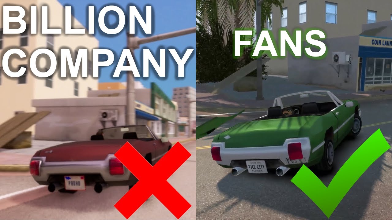 GTA Vice City - Definitive Edition vs Nextgen Edition - Comparison