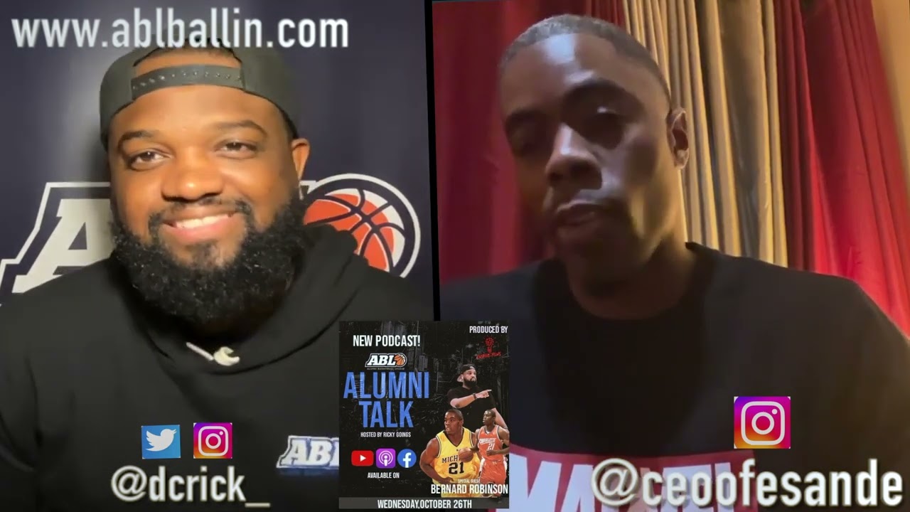 ALUMNI TALK: Special Guest Bernard Robinson 10-26-2022