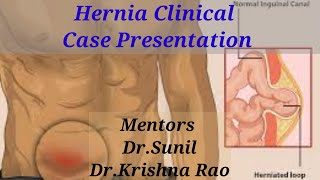 HERNIA Clinical case presentation screenshot 3