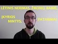 Lėtinis nerimas, žmonių baimė - ir keli patarimai!