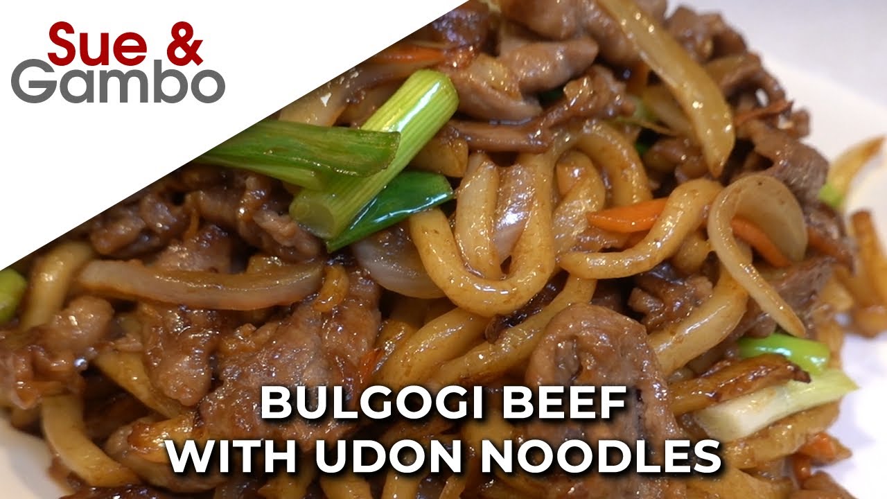 Bulgogi Beef with Udon Noodles - YouTube
