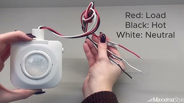 High Bay Fixture Mount 360 Degree PIR Occupancy Sensor, Hard-Wired Motion Sensor, 120-277V