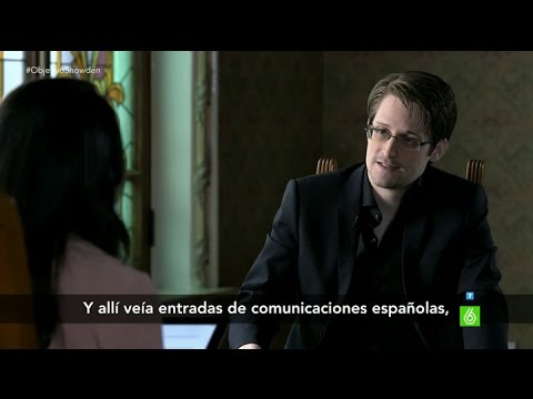 Snowden: "La NSA intercepta a España billones de comunicaciones al año"