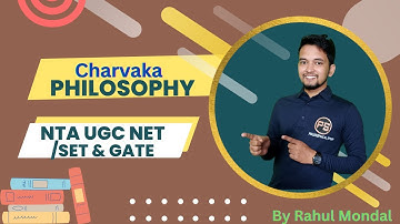 Charvaka Philosophy || NTA UGC NET 2023 || SET || GATE 2023 in Hindi