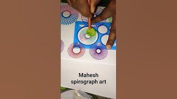 spirograph design pattern #art #stepbystep #drawing #artsandcrafts #calligraphy #spirograph #shorts
