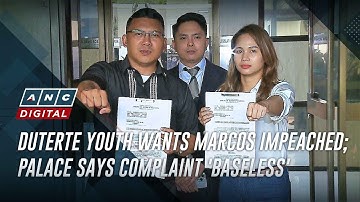 Cardema explains impeachment complaint vs Bongbong Marcos | ANC