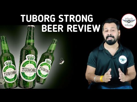 Tuborg Strong Beer Review #Wheelsofwhisky| Price Taste in Hindi | Beer Series |
