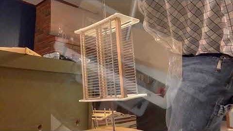 Layens two frame extractor build (also can extract Langstroth frames)#layens #honey #extractor