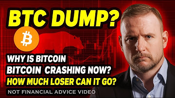 BTC DUMP? Why Is Bitcoin Crashing Now? How Much Lower Can It Go? | Not Financial Advice
