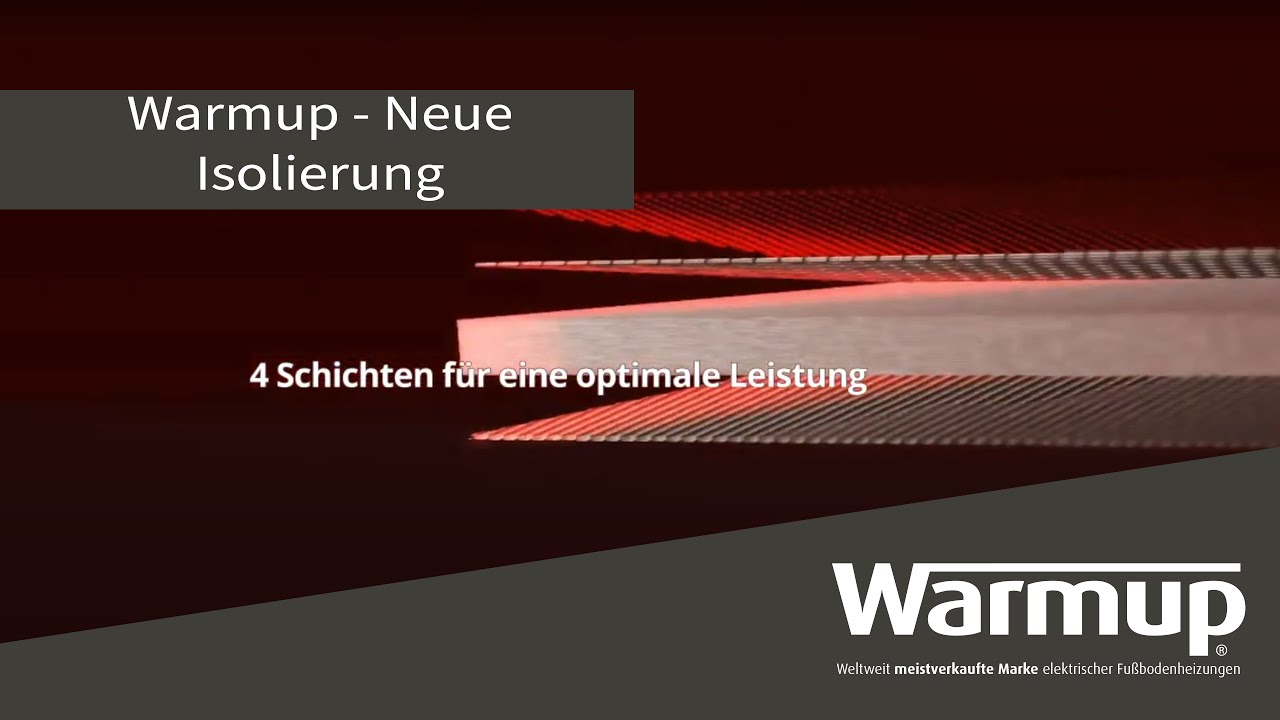 Warmup® Isolierplatten INSBOARD BESCHICHTET in 10 mm Stärke