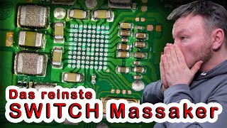 N. Switch Reparatur Massaker vom Besitzer, schauen wir was man noch machen kann. | PCB Solder Berlin