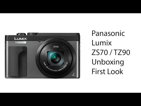 Panasonic Lumix DC-ZS70 / TZ90 Unboxing and First Look