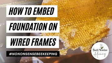 How to Embed Foundation on Wired Frames - Car Battery