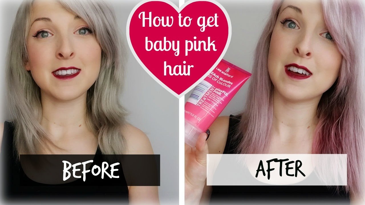 HOW TO GET BABY PINK HAIR | Rachyreviews - YouTube