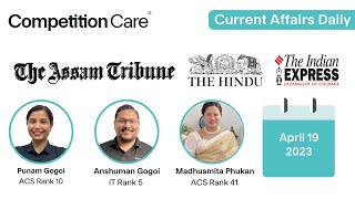 Daily Newspaper Analysis - 19 April 2023- Competition Care - Best APSC/UPSC Coaching in Assam screenshot 1