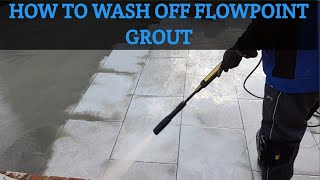 How to wash off FLOWPOINT