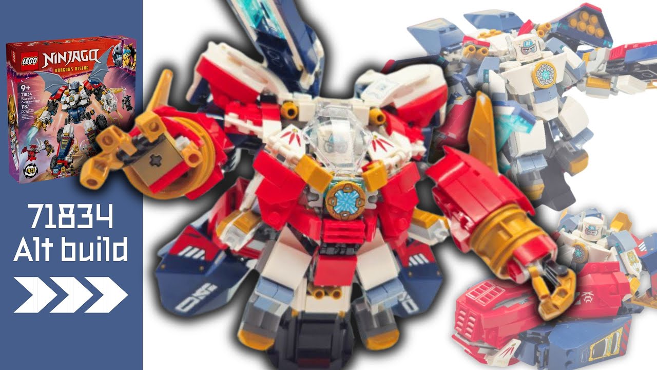 Building Big Zane some vehicles (71834 Alternate Build