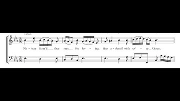 JOHN WELDON: Nature framed thee (The Judgement of Paris) PDF SCORE