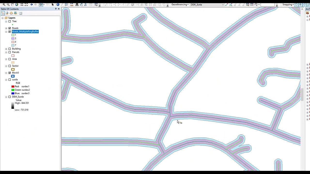 Multiple Ring Buffer Tool ArcGIS