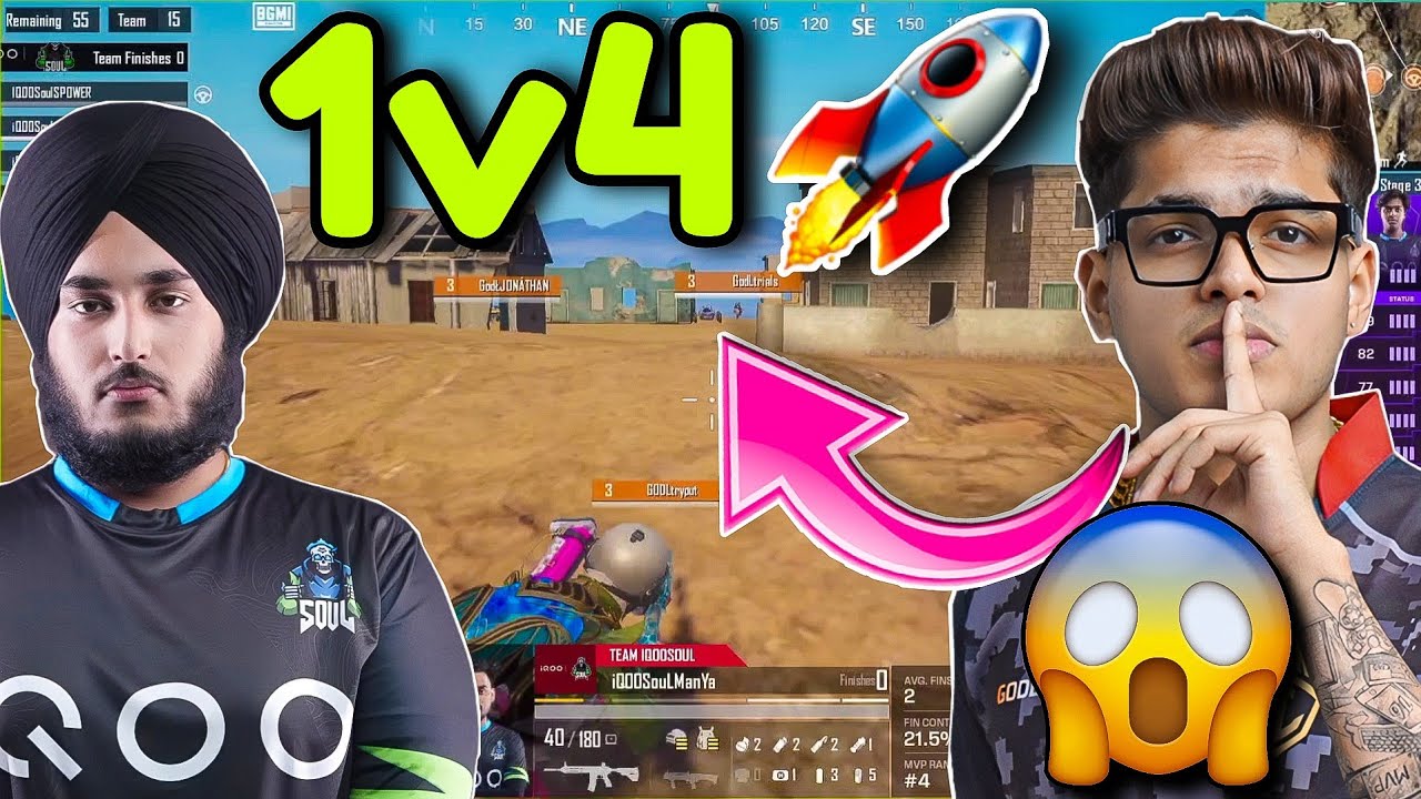 JONATHAN vs Nakul 🔥🚀 SouL Rony 1v4 GodL 🥵 - YouTube