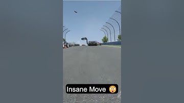 Insane iRacing Move #iracing #cars #crash #porsche #watkinsglen
