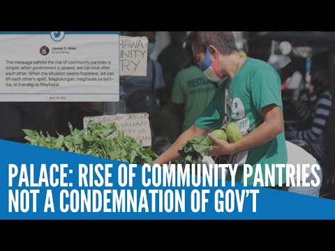 Palace: Rise of community pantries not a condemnation of gov’t