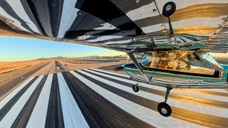 Flying Home at Golden Hour | Zion to Vegas in Our 182