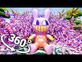 Plushie Jax 50,000 TIMES! 360° video | VR / 4K | ( The Amazing Digital Circus Animation )