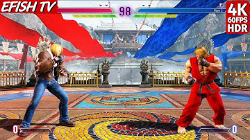 Terry vs Ken (Hardest AI) - Street Fighter 6