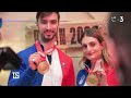 Barely set foot in France, Gabriella Papadakis and Guillaume Cizeron were at the French Olympic Comm