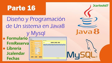 Sistema de Ventas Reserva Hotel Java 8 y Mysql (16-28)Formulario reserva, DataChooser