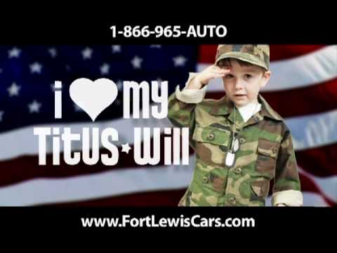Ft. Lewis Used Cars Military Discounts TV Ad Commercial