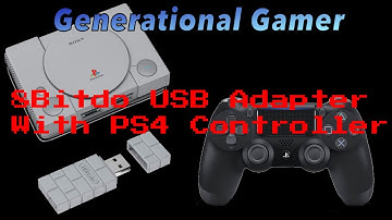 PlayStation Classic - 8Bitdo USB Wireless Adapter For PS Classic Edition (PS4 Controller)